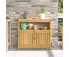 Sodo konsolinis stalas Šviesus akacijų 80 x 35 x 75 cm