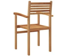 Kėdė 6 pcs Ruda 56 x 55 x 90.5 cm Kieto teka medžio