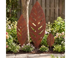 Sodo kuolas 3 vnt. 116,5 x 35 x 3 cm Rūdijanti