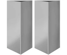 Sodo loveliai, 2vnt., 40x34,5x75cm, galvanizuotas plienas