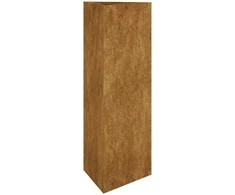 Sodo lovelis, 30x26x75cm, Corten plienas