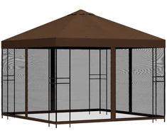 Sodo pavėsinė su šoninėmis sienelėmis 3 x 3 m Ruda