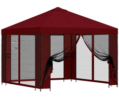 Sodo pavėsinė su šoninėmis sienelėmis 3 x 3 m Vyšninė