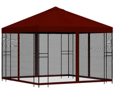 Sodo pavėsinė su šoninėmis sienelėmis 3 x 3 m Vyšninė