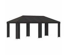 Sodo Paviljonas 6 x 3 m Antracito Poliesteris ir plienas 190