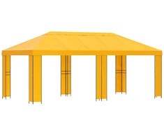 Sodo Paviljonas 6 x 3 m Geltona Poliesteris ir plienas 190