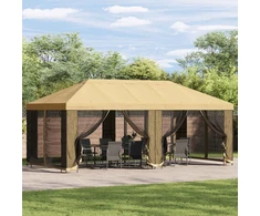 Sodo Paviljonas 6 x 3 m Kreminė Poliesteris ir plienas 190