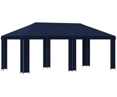 Sodo Paviljonas 6 x 3 m Mėlyna Poliesteris ir plienas 190