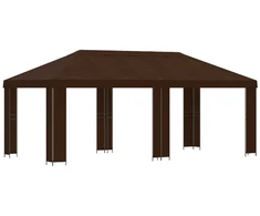 Sodo Paviljonas 6 x 3 m Ruda Poliesteris ir plienas 190