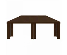 Sodo Paviljonas 6 x 3 m Ruda Poliesteris ir plienas 190 gsm
