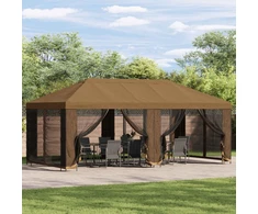 Sodo Paviljonas 6 x 3 m Smėlio Poliesteris ir plienas 190