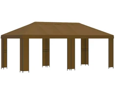 Sodo Paviljonas 6 x 3 m Taupe Poliesteris ir plienas 190