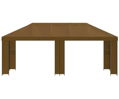 Sodo Paviljonas 6 x 3 m Taupe Poliesteris ir plienas 190 gsm
