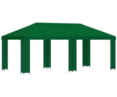 Sodo Paviljonas 6 x 3 m Žalia Poliesteris ir plienas 190