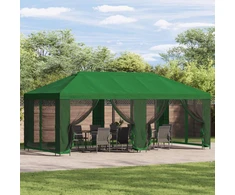 Sodo Paviljonas 6 x 3 m Žalia Poliesteris ir plienas 190