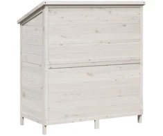 Sodo Sandėlys Balta 106 x 56 x 113,5 cm Kietasis pušinis medis
