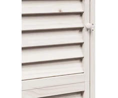 Sodo Sandėlys Balta 59 x 56 x 176 cm Kietasis pušinis medis