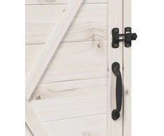 Sodo Sandėlys Balta 59,5 x 56 x 113,5 cm Kietasis pušinis medis