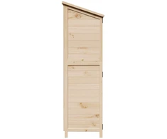 Sodo Sandėlys su stogu su saugykla Natūrali 106 x 56 x 176,5 cm