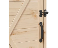 Sodo Sandėlys su stogu su užraktu Natūrali 59,5 x 56 x 113,5 cm