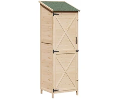 Sodo Sandėlys Natūrali 59,5 x 56 x 176,5 cm Apdirbta mediena
