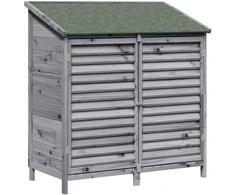 Sodo Sandėlys Pilka 106 x 56 x 113,5 cm Kietasis pušinis medis