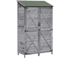 Sodo Sandėlys Pilka 106 x 56 x 176,5 cm Apdirbta mediena