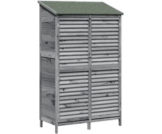 Sodo Sandėlys Pilka 106 x 56 x 176,5 cm Kietasis pušinis medis
