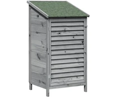 Sodo Sandėlys Pilka 59 x 56 x 113,5 cm Kietasis pušinis medis