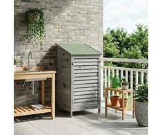 Sodo Sandėlys Pilka 59 x 56 x 113,5 cm Kietasis pušinis medis