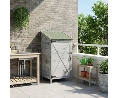 Sodo Sandėlys Pilka 59,5 x 56 x 113,5 cm Apdirbta mediena
