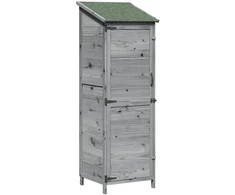 Sodo Sandėlys Pilka 59,5 x 56 x 176,5 cm Apdirbta mediena