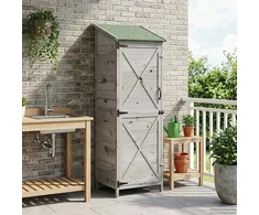 Sodo Sandėlys Pilka 59,5 x 56 x 176,5 cm Apdirbta mediena