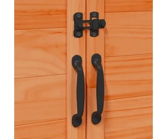 Sodo Sandėlys Ruda 106,5 x 56 x 113,5 cm Kietasis pušinis medis