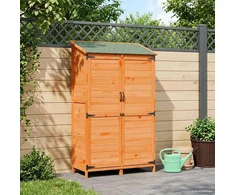 Sodo Sandėlys Ruda 106,5 x 56 x 176 cm Apdirbta mediena