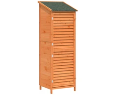 Sodo Sandėlys Ruda 59 x 56 x 176 cm Kietasis pušinis medis
