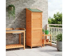 Sodo Sandėlys Ruda 59 x 56 x 176 cm Kietasis pušinis medis