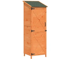 Sodo Sandėlys Ruda 59,5 x 56 x 176,5 cm Apdirbta mediena