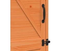 Sodo Sandėlys Ruda 59,5 x 56 x 176,5 cm Kietasis pušinis medis