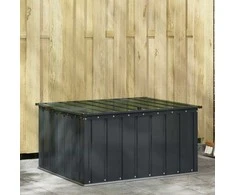 Sodo saugojimo dėžė Juoda 101 x 82 x 50 cm Plienas