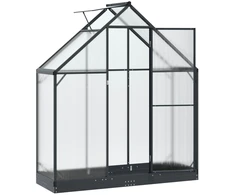 Sodo šiltnamis su durimis Antracito 183,5 x 63,5 x 207 cm