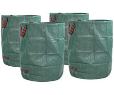 Sodo atliekų maišai 4 pcs Žalia 66 x 66 x 83,5 cm