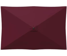 Sodo skėtis 200 x 300 cm Poliesteris Stačiakampio Bordo raudona