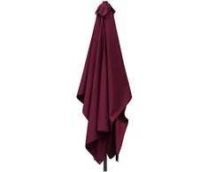 Sodo skėtis 200 x 300 cm Poliesteris Stačiakampio Bordo raudona