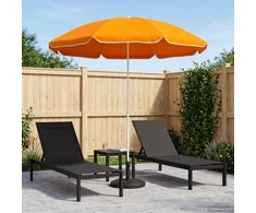 Sodo skėtis 207 cm 170T poliesteris Oranžinė