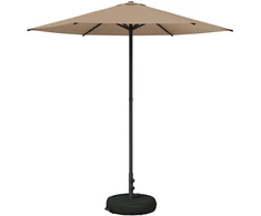 Sodo skėtis 230 x 230 cm Poliesteris Stačiakampio Taupe