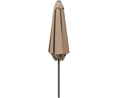 Sodo skėtis 270 x 270 cm Poliesteris Stačiakampio Taupe