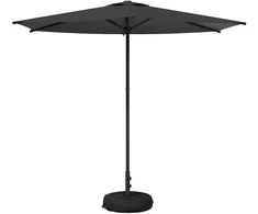 Sodo skėtis 270 x 270 cm Poliesteris Stačiakampio Antracito