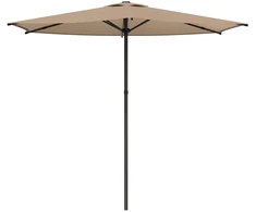 Sodo skėtis 270 x 270 cm Poliesteris Stačiakampio Taupe
