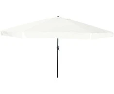 Sodo skėtis Smėlio 394 x 394 x 248 cm Poliesteris ir plienas